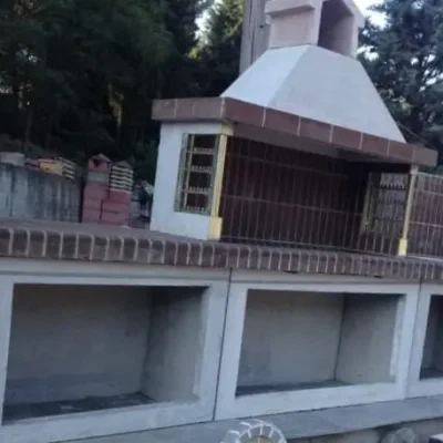 ΣΕΤ Ψησταριά, Νεροχύτης & Πάγκος, με ορθογώνιους αποθηκευτικούς χώρους